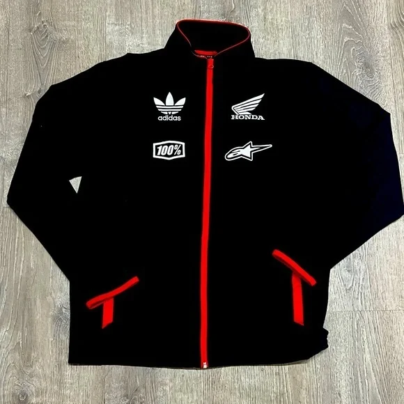 Honda, Adidas, 100%, and Alpine Stars logo premium jacket, motocross - Picture 1 of 1